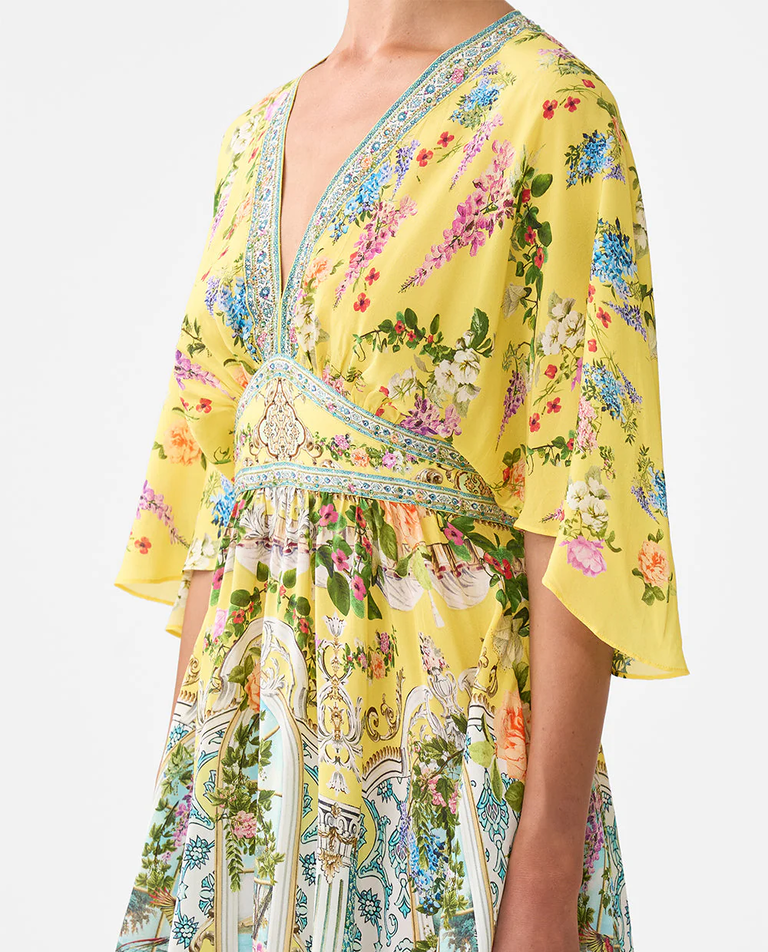 Jedwabna sukienka mini - Image #4