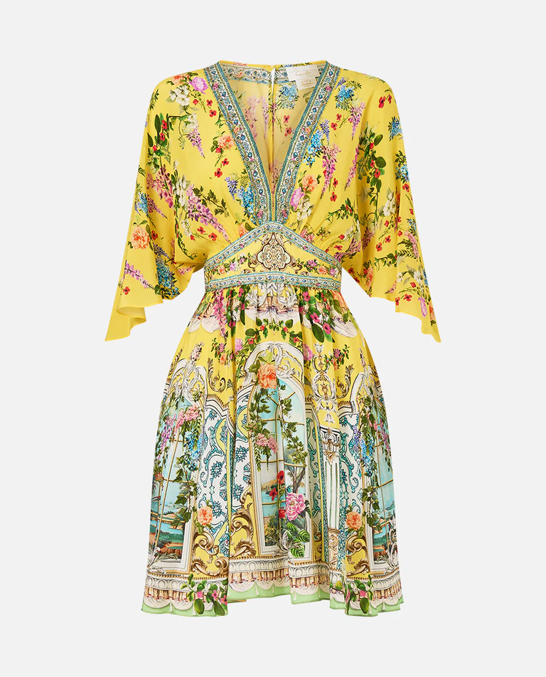 Jedwabna sukienka mini