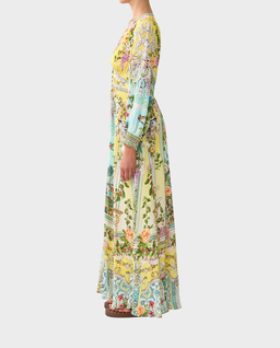 Jedwabna sukienka maxi - Image #3