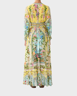 Jedwabna sukienka maxi - Image #2