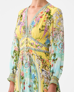 Jedwabna sukienka maxi - Image #4