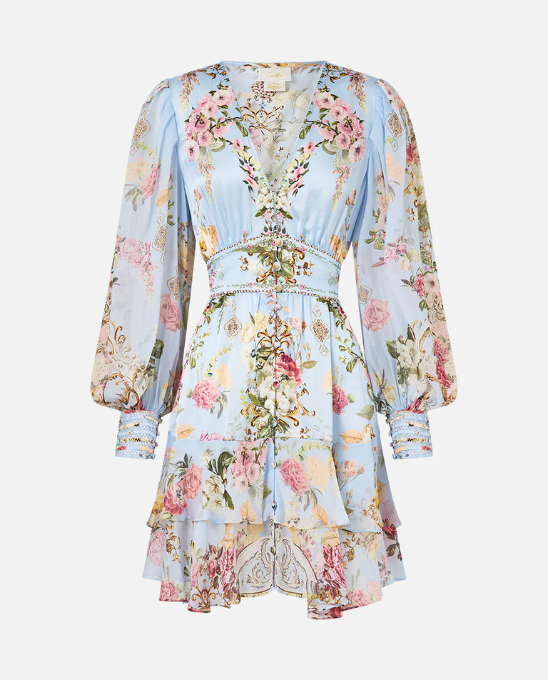 Jedwabna sukienka mini