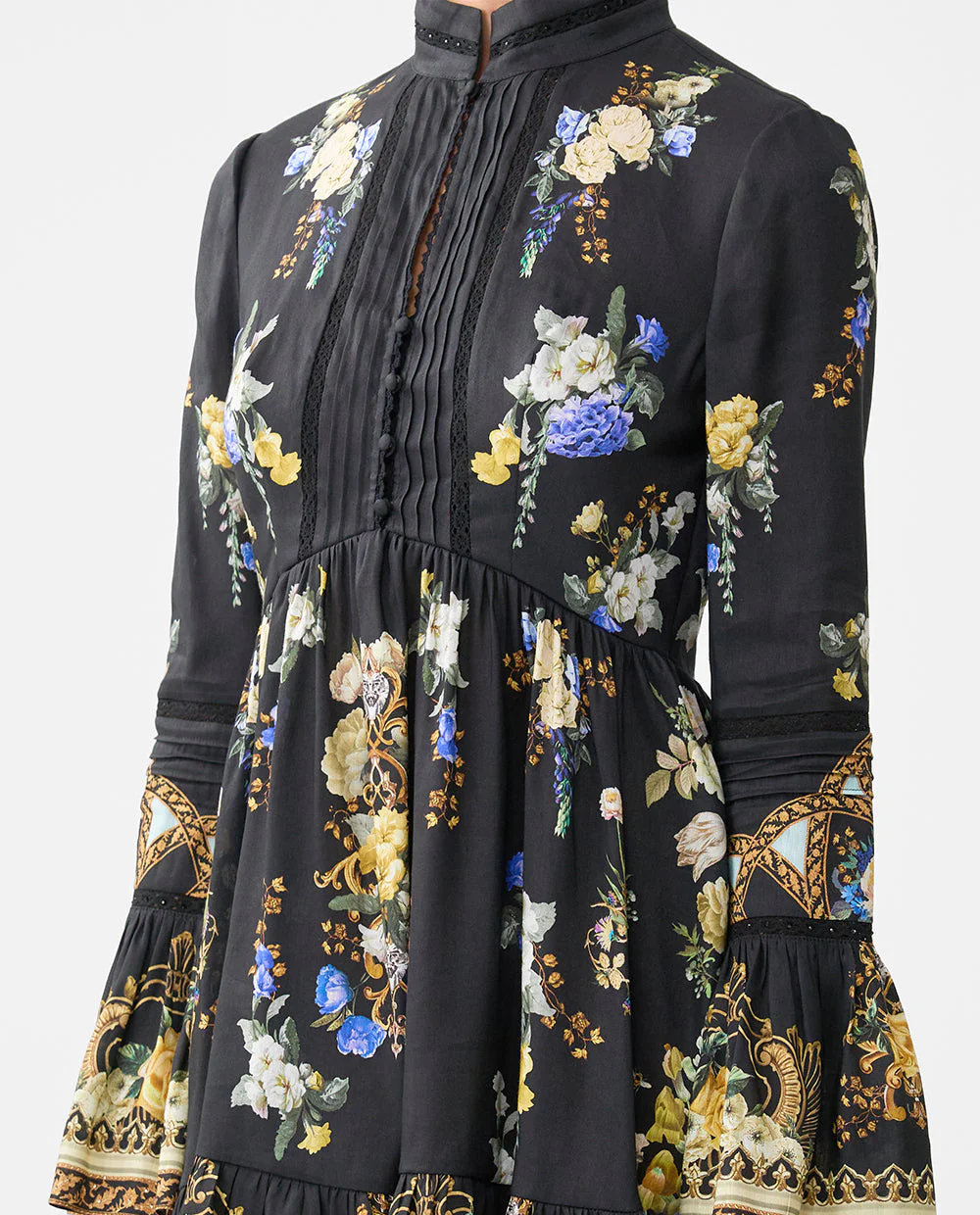 Sukienka mini w kwiaty - Image #4