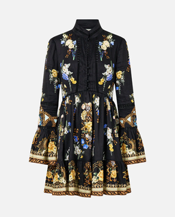 Sukienka mini w kwiaty - Image #1