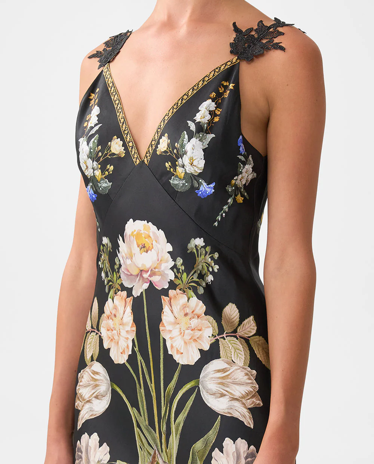 Jedwabna sukienka maxi - Image #4