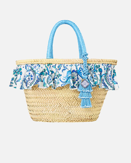 Kremowa torebka z rafii - Image #0