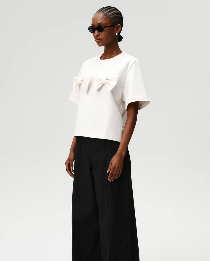 Biały t-shirt Everly - Image #3