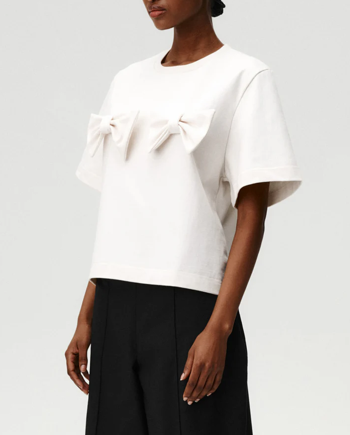 Biały t-shirt Everly - Image #4