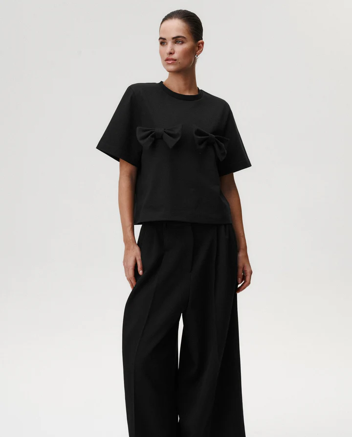 Czarny t-shirt Everly - Image #3