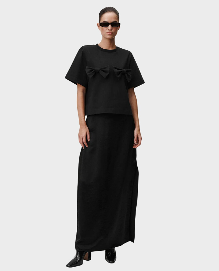 Czarny t-shirt Everly - Image #2