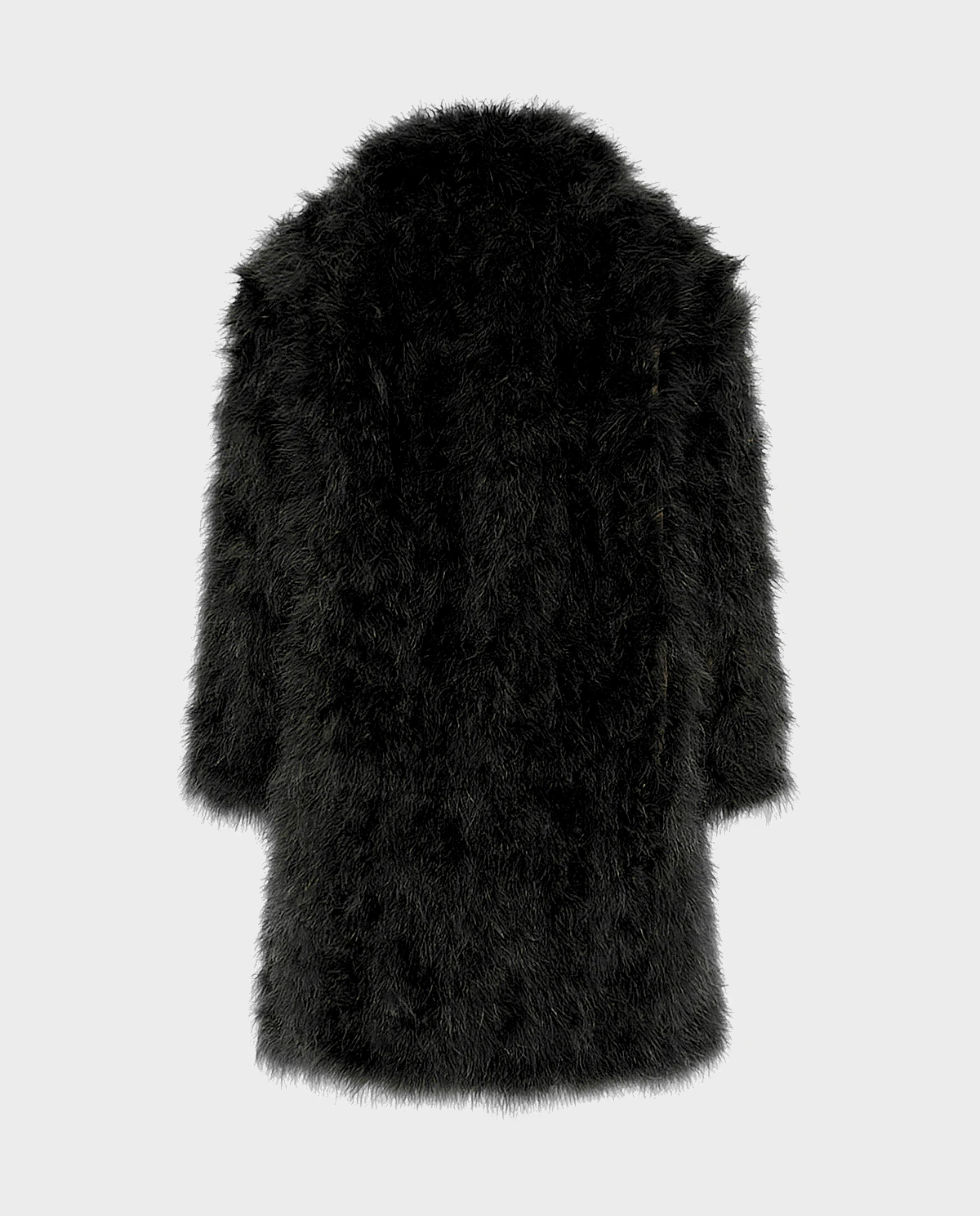 Czarny płaszcz z piór - Image #1