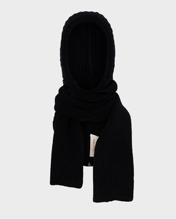 Czarny szalik z kapturem - Image #0
