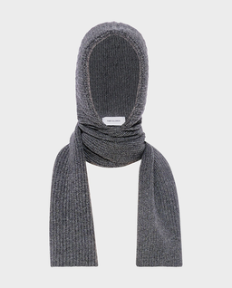 Szary szalik z kapturem - Image #0