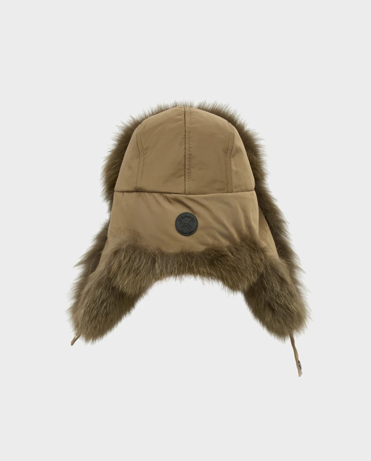 Beżowa czapka uszatka - Image #2