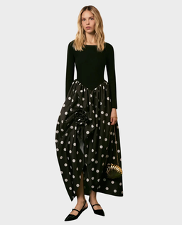 Sukienka ze spódnicą w kropki Aurora Polka Dot - Image #0