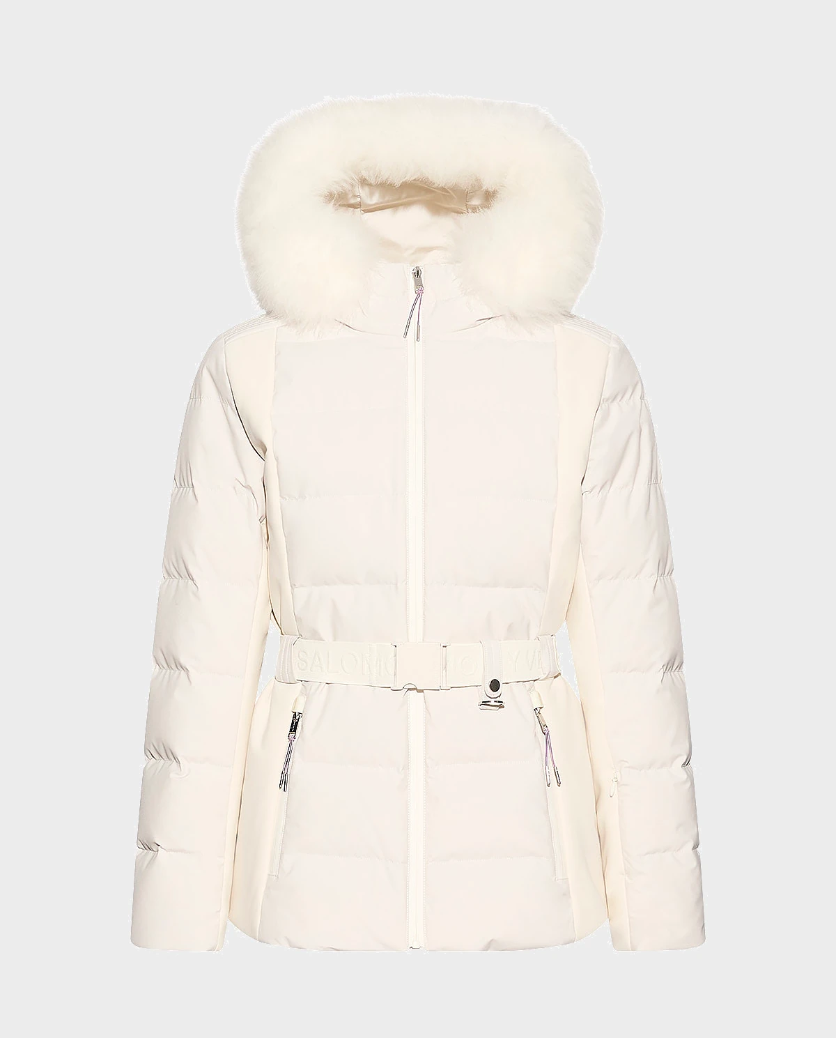 Śmietankowa kurtka z kapturem - Image #0