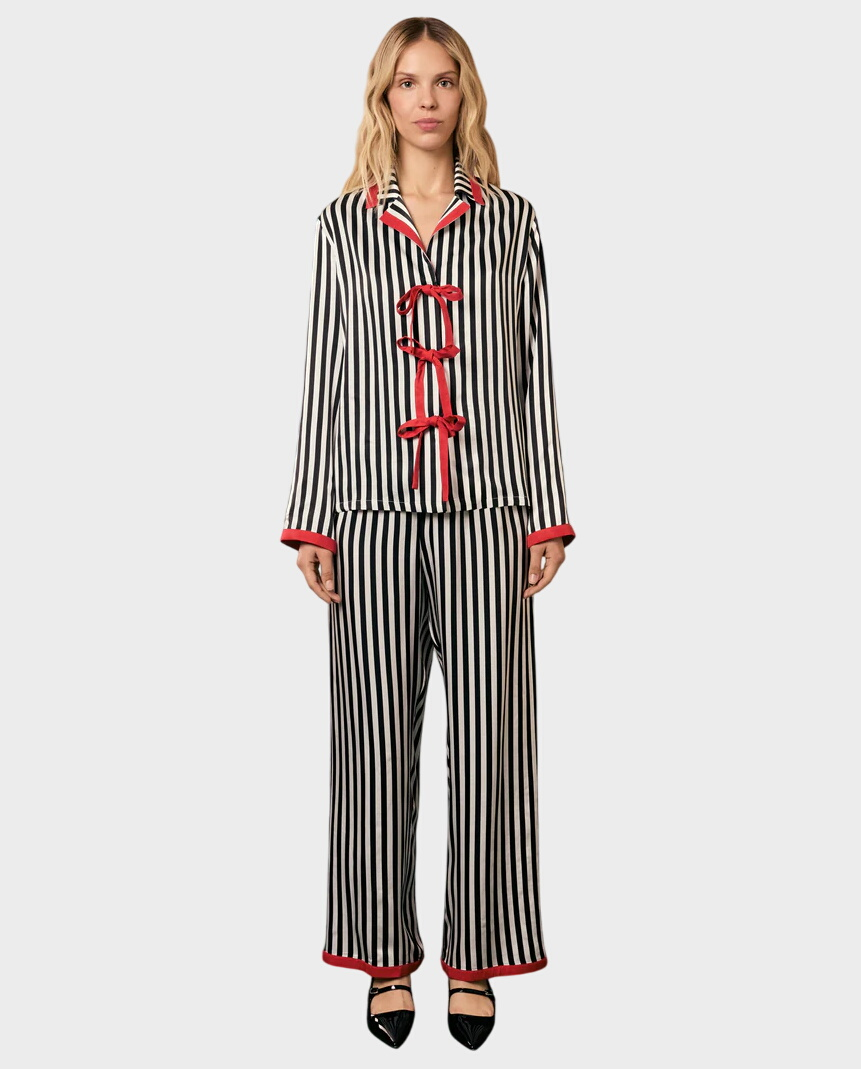 Set piżamowy w paski - Image #0