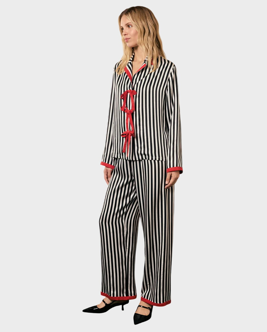 Set piżamowy w paski - Image #2