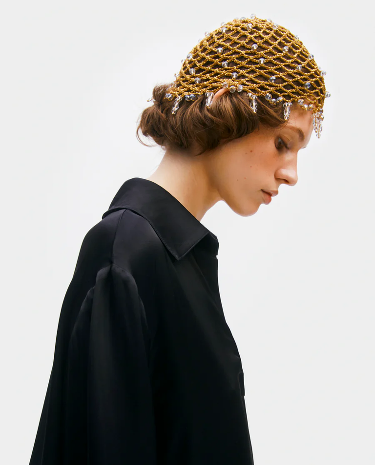 Szydełkowy złoty kapelusz Mystic - Image #2