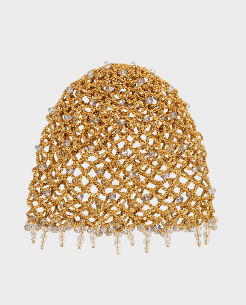 Szydełkowy złoty kapelusz Mystic - Image #1