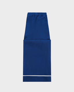 Granatowe spodnie z wiskozy Finnegan - Image #1