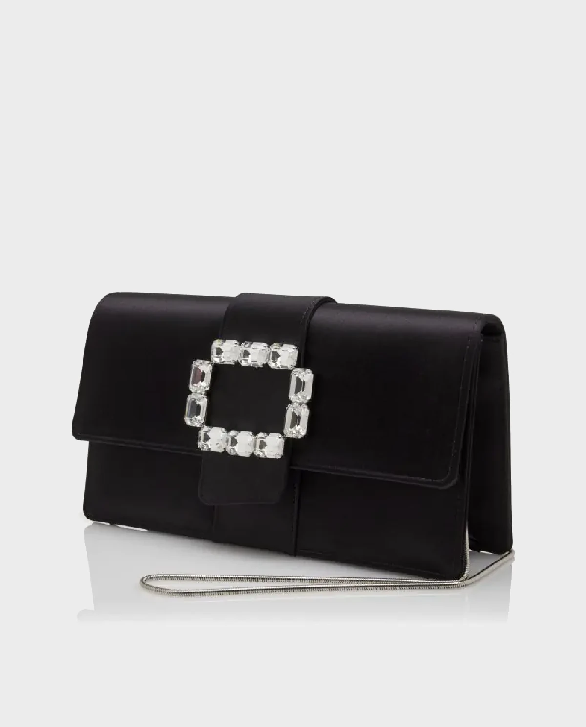 Czarna satynowa kopertówka Maycapjou ‌ - Image #2