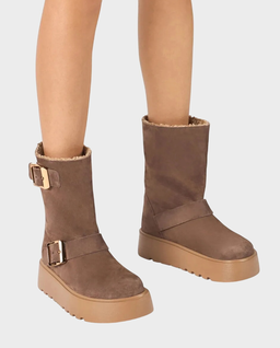 Ocieplane botki z klamrami - Image #1