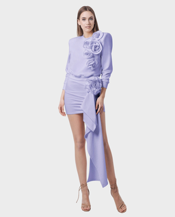 Liliowa spódnica z różą WILSON - Image #2