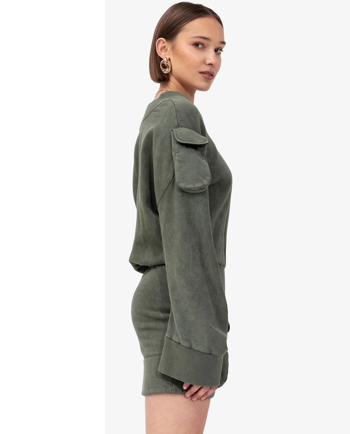 Sukienka Knot Khaki - Image #2