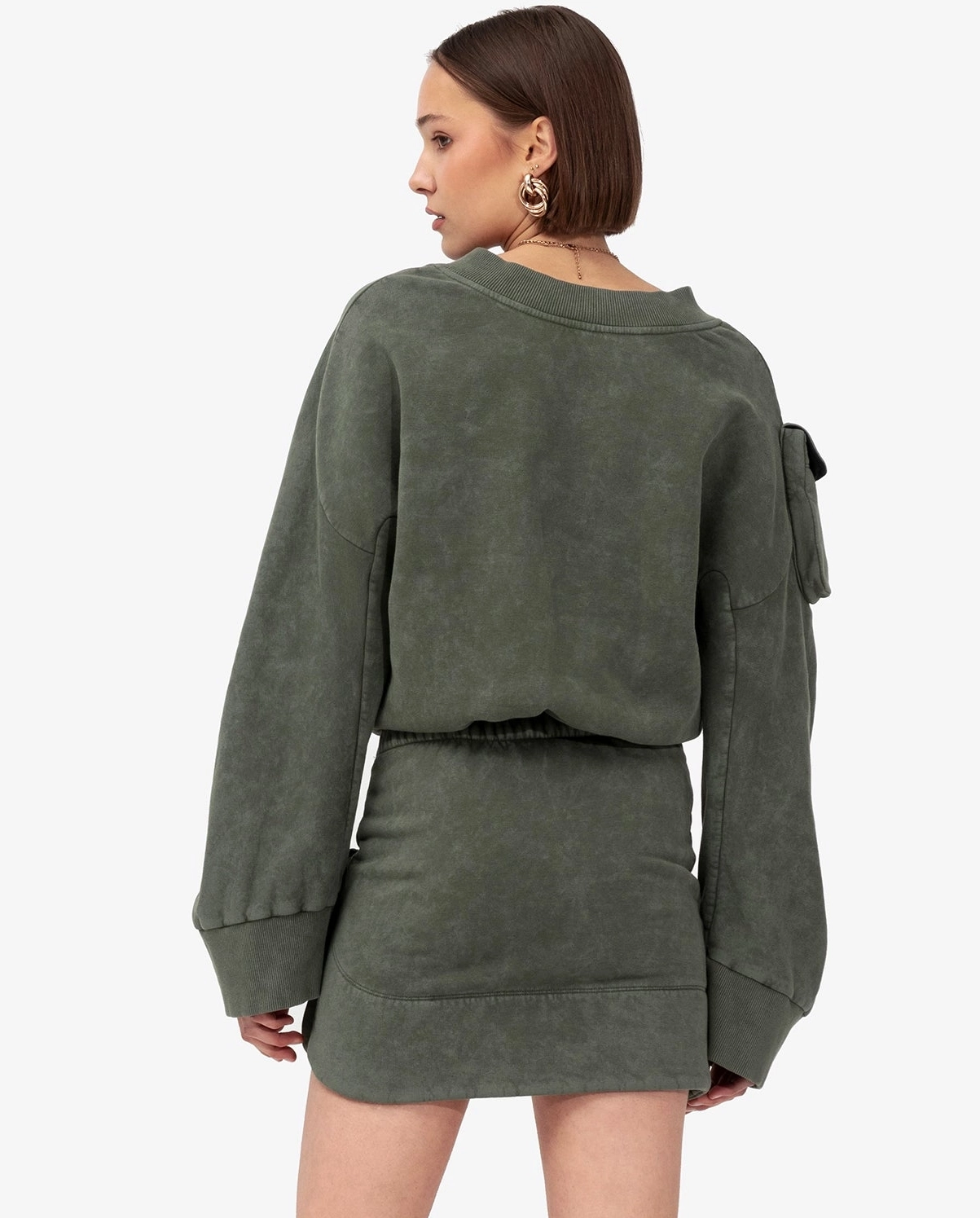 Sukienka Knot Khaki - Image #3