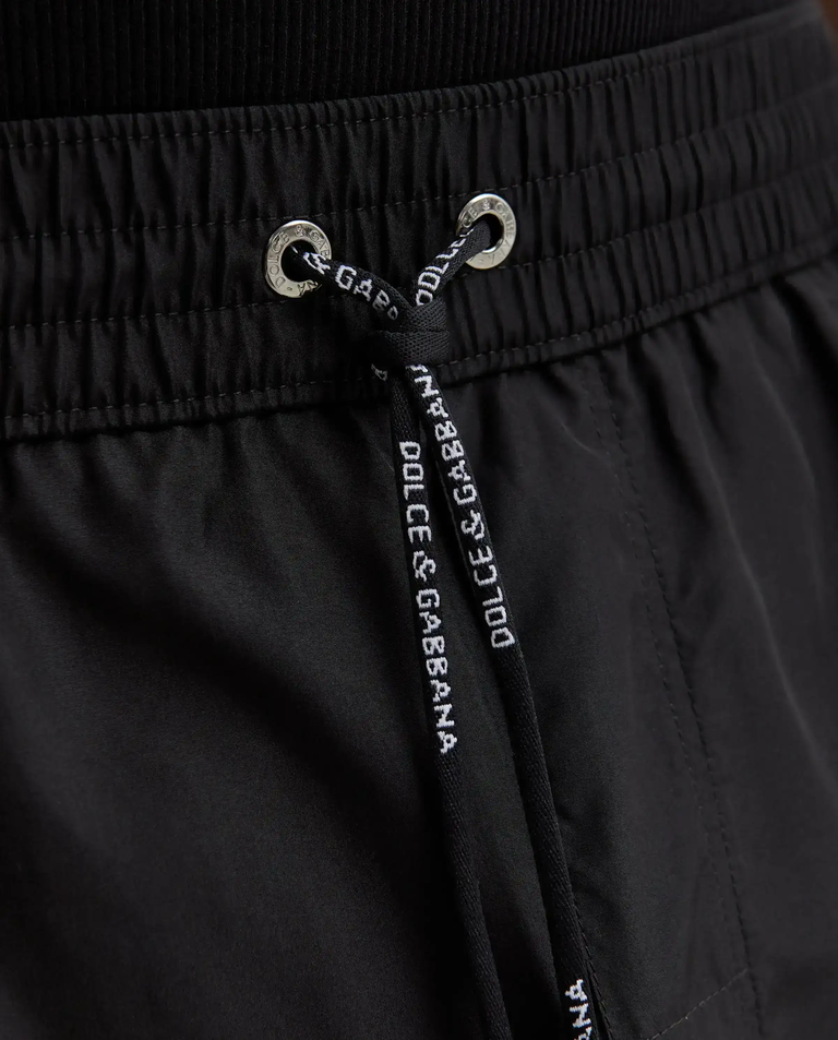 Czarne spodenki kąpielowe z logo - Image #4