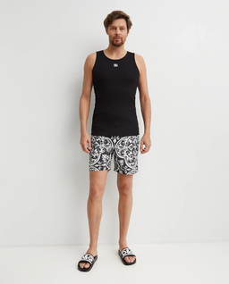 Czarny bawełniany tank top - Image #3