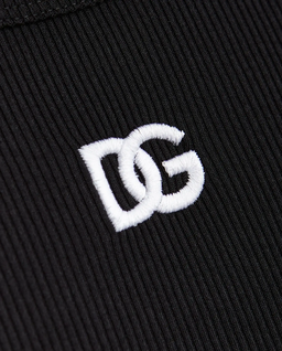 Czarny bawełniany tank top - Image #5