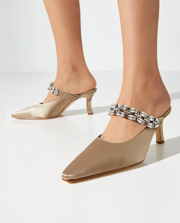 Beżowe mule Tamolmu 70 - Image #0