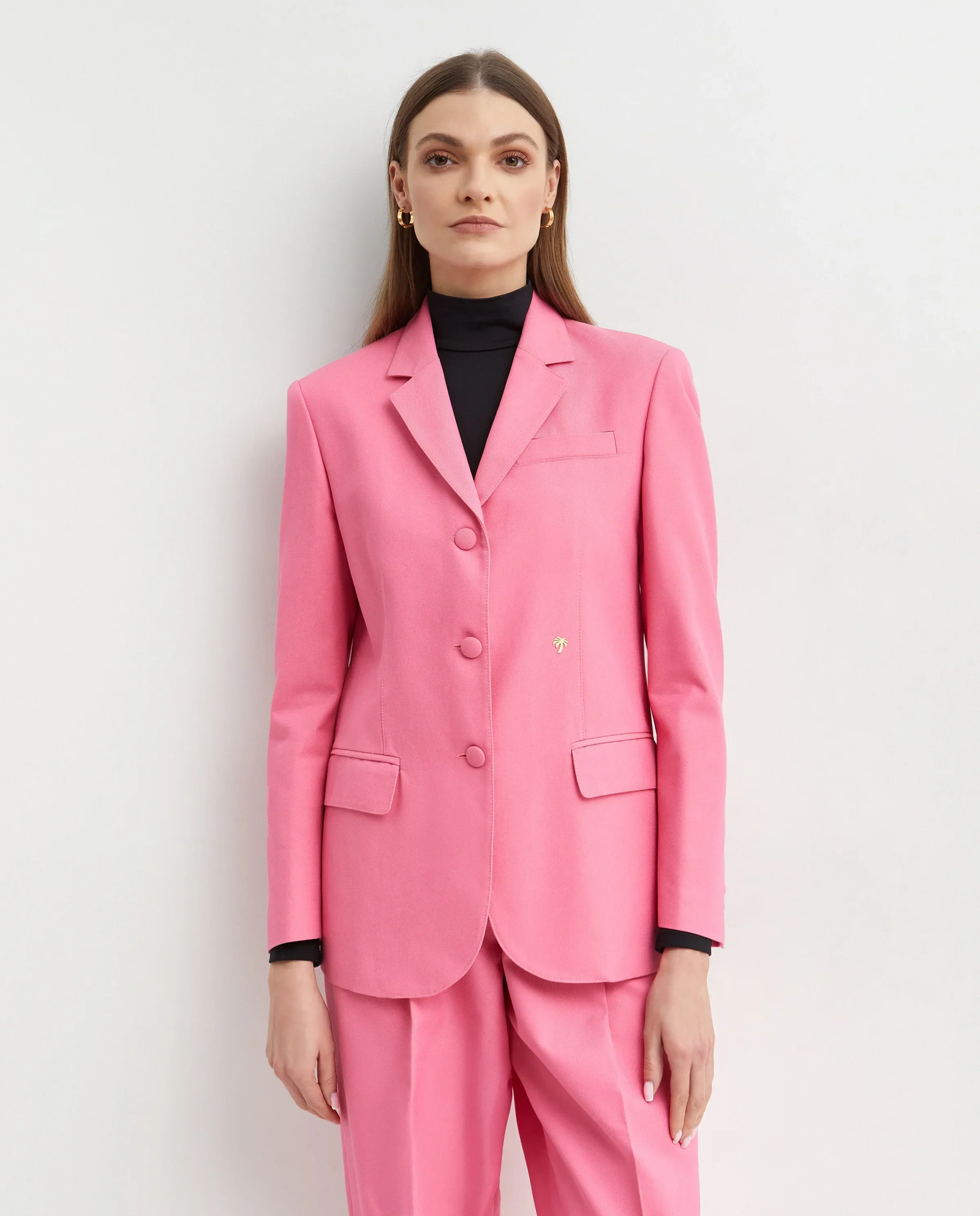 Różowa jednorzędowa marynarka - Image #0