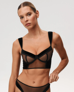 Czarny biustonosz Final Hour - Image #0