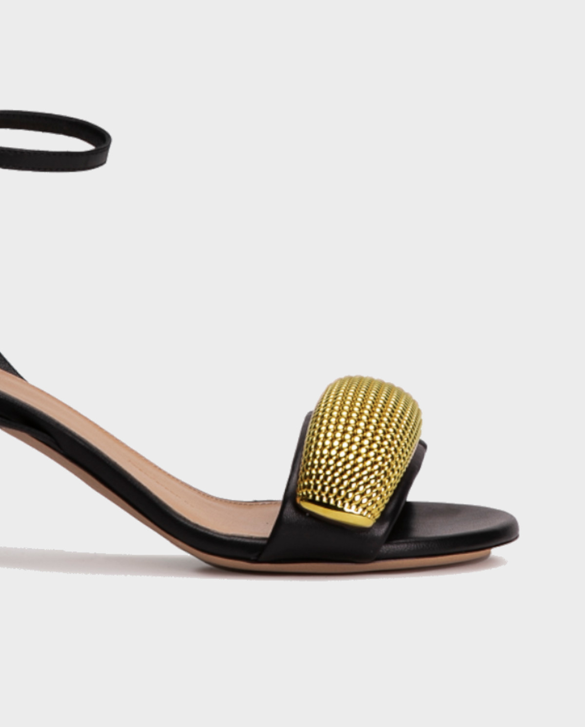 Czarne sandałki na szpilce - Image #2