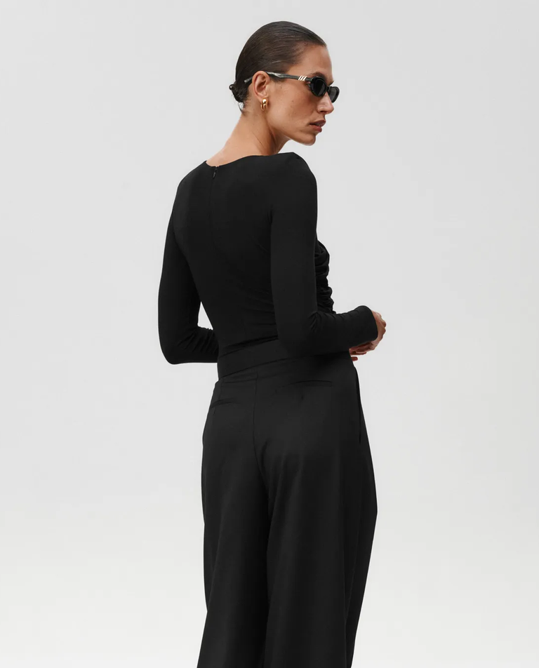 Czarne body American Beauty