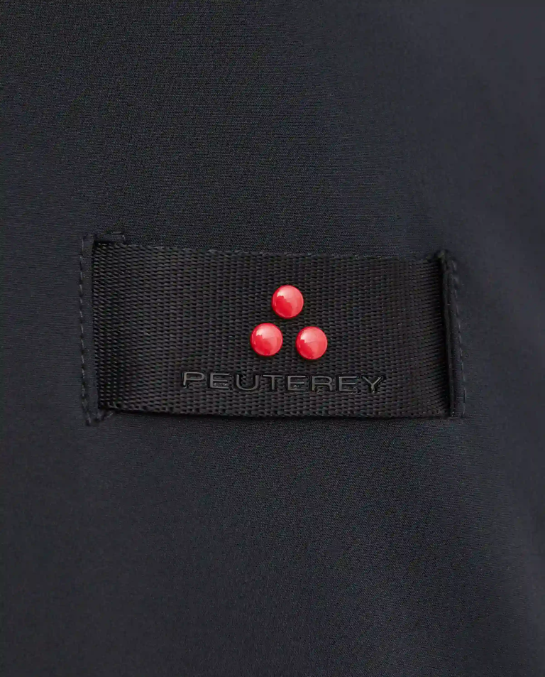 Czarny płaszcz z kapturem - Image #4