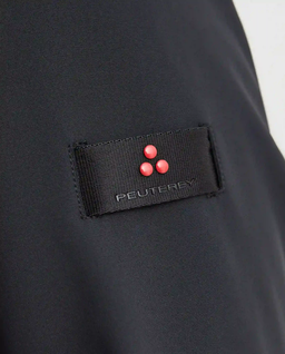 Czarny płaszcz z kapturem - Image #4