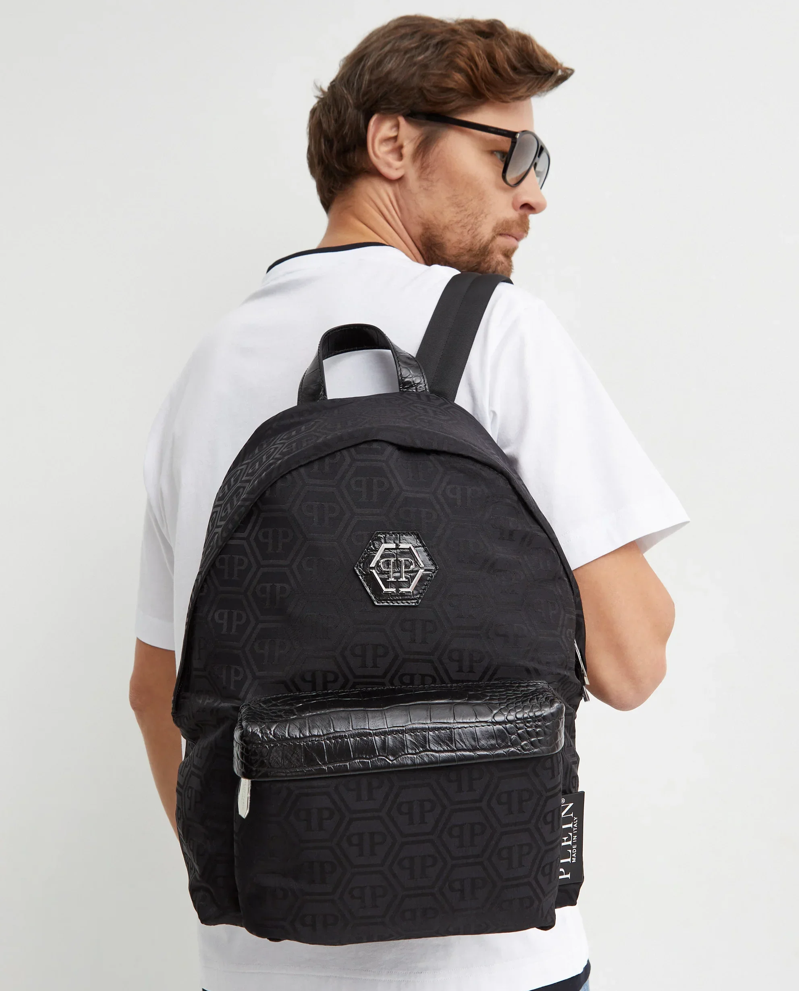 Czarny plecak Monogram - Image #1