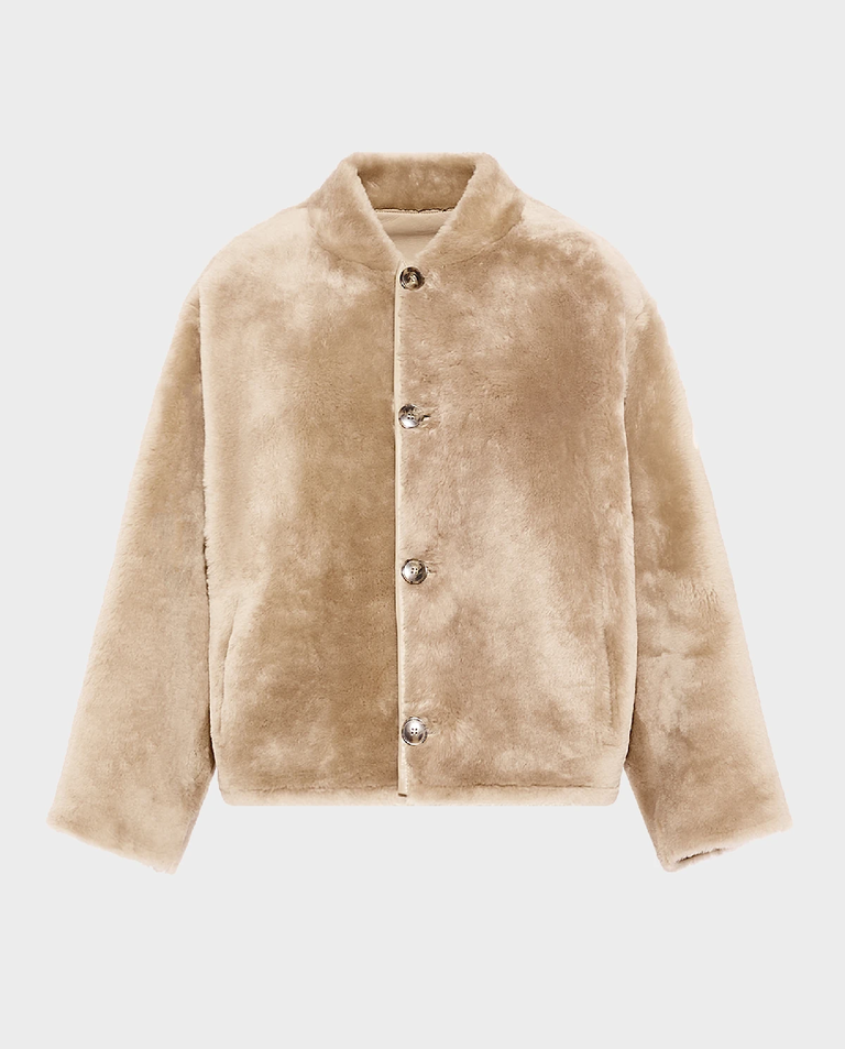 Beżowa krótka kurtka