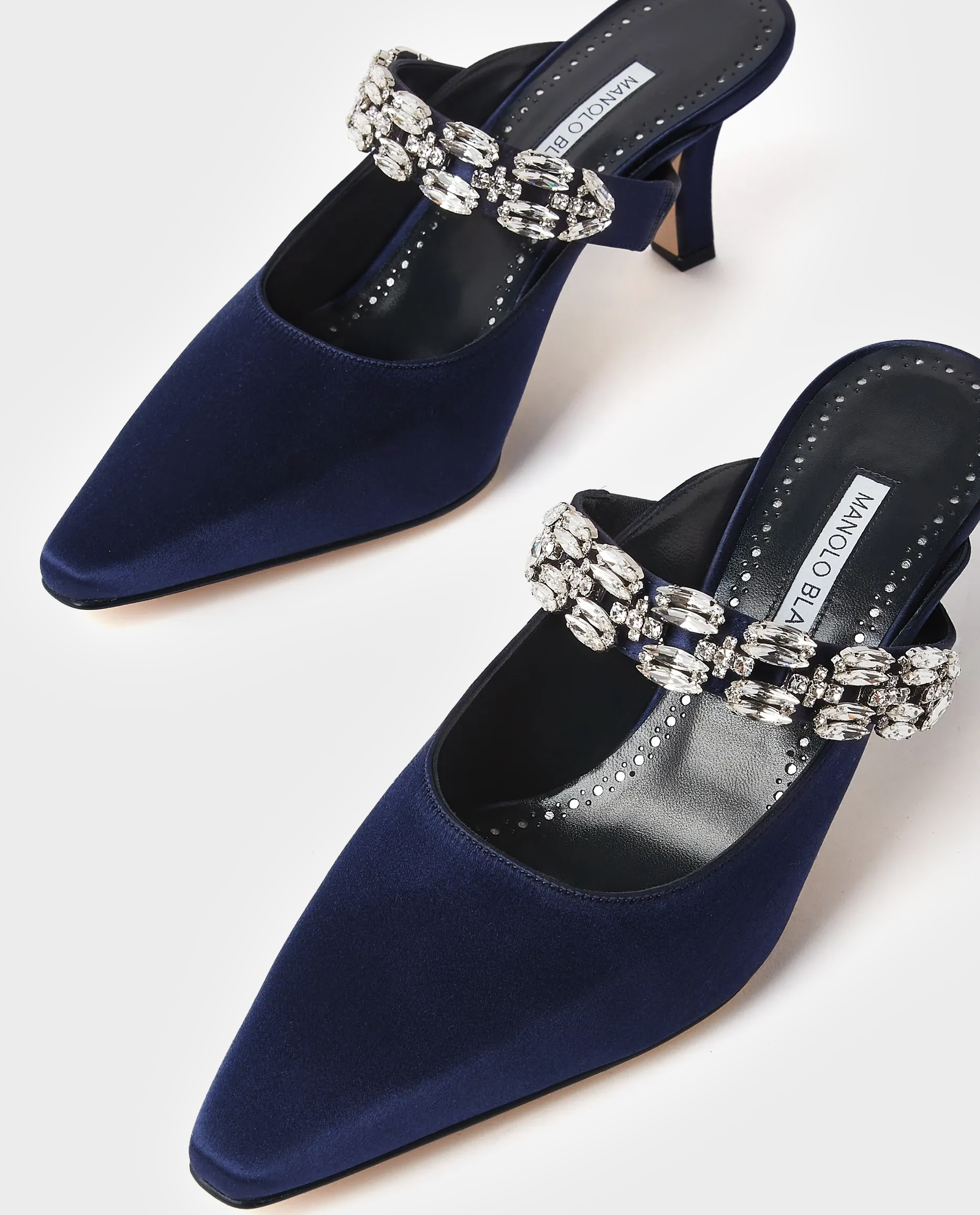 Granatowe mule Tamolmu 70 - Image #2