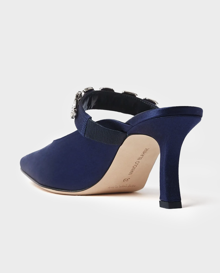 Granatowe mule Tamolmu 70 - Image #3