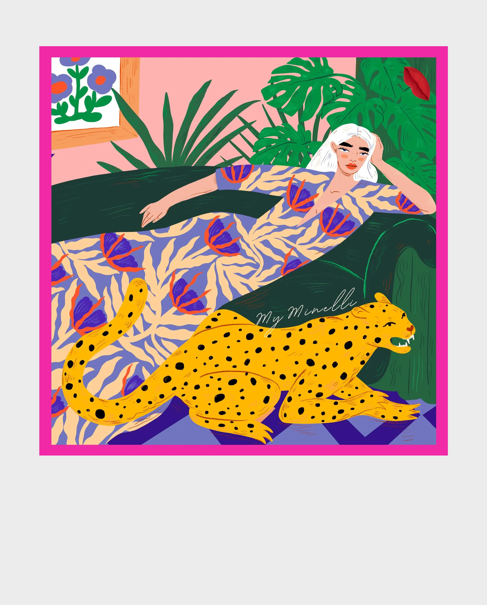 Jedwabna apaszka Fashion Muse M - Image #0