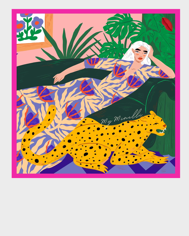 Jedwabna apaszka Fashion Muse L