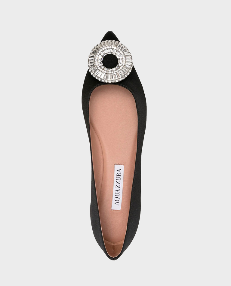 Czarne czółenka Crystal Hoop Sling 105 - Image #2