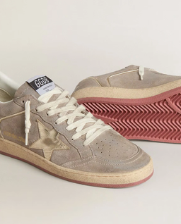 Zamszowe sneakersy BallStar z logo - Image #3