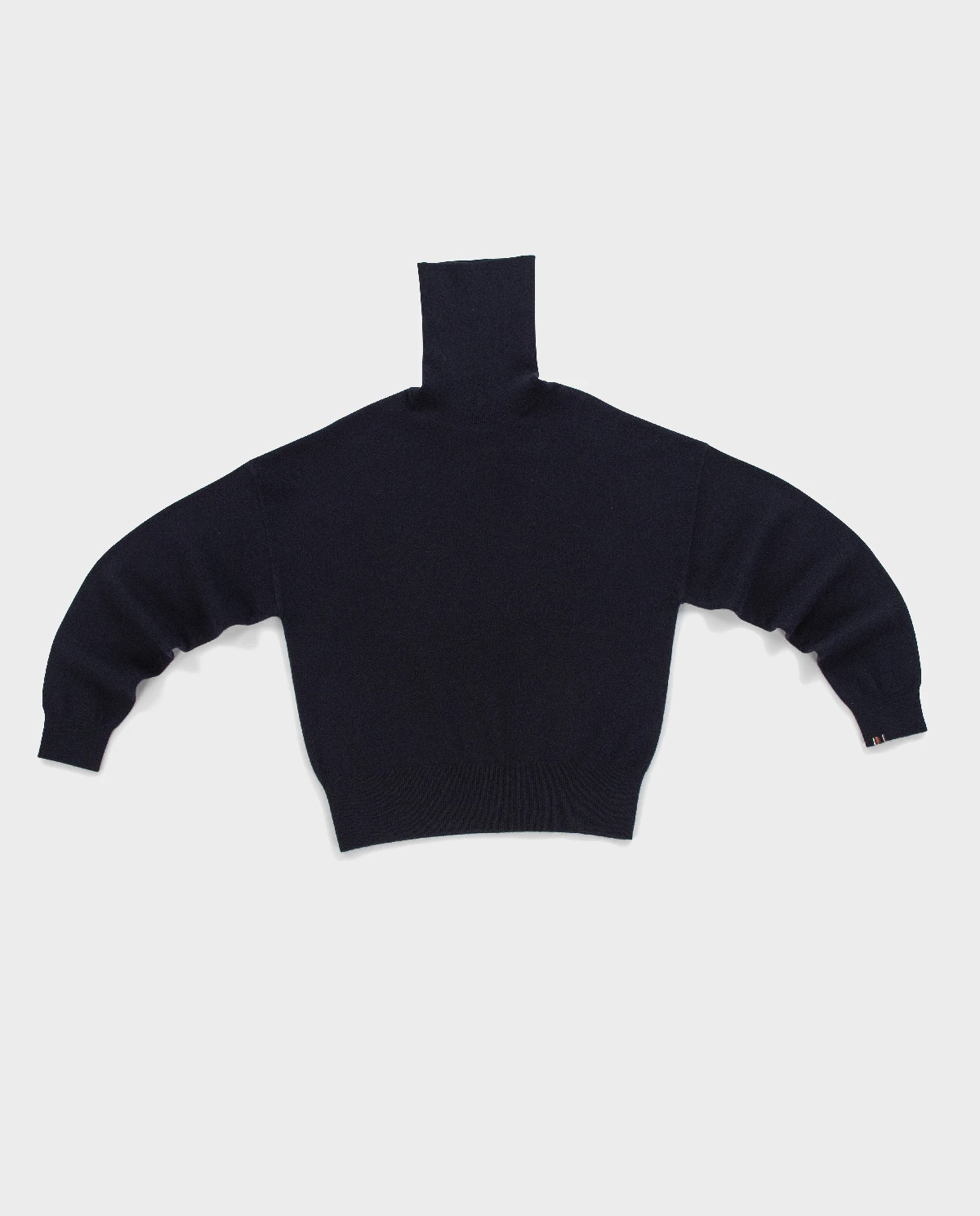 Granatowy kaszmirowy golf Jill - Image #1