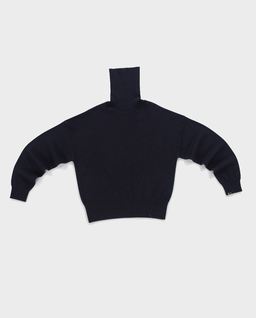 Granatowy kaszmirowy golf Jill - Image #1